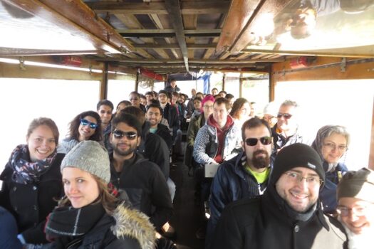 Expats in de bus naar Giethoorn