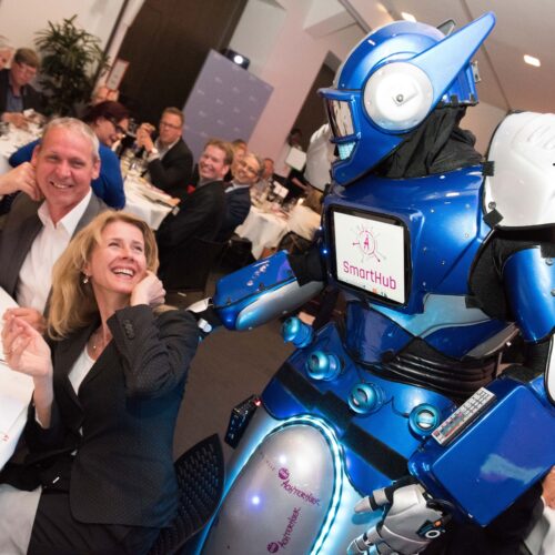 Lentediner 2016 2e Kamerlid Mona Keijzer wethouder Jos Hoenderboom