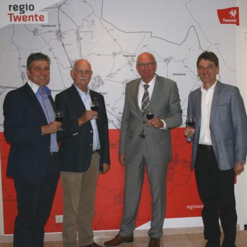 Henk van Voornveld, Jan Bakker, Hans van Agteren en Marcel Vlek