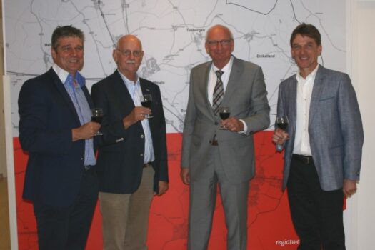 Henk van Voornveld, Jan Bakker, Hans van Agteren en Marcel Vlek