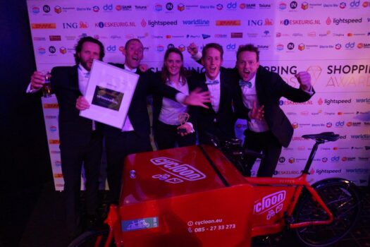 Fietskoeriers.nl winnaar Shopping Award Game Changer