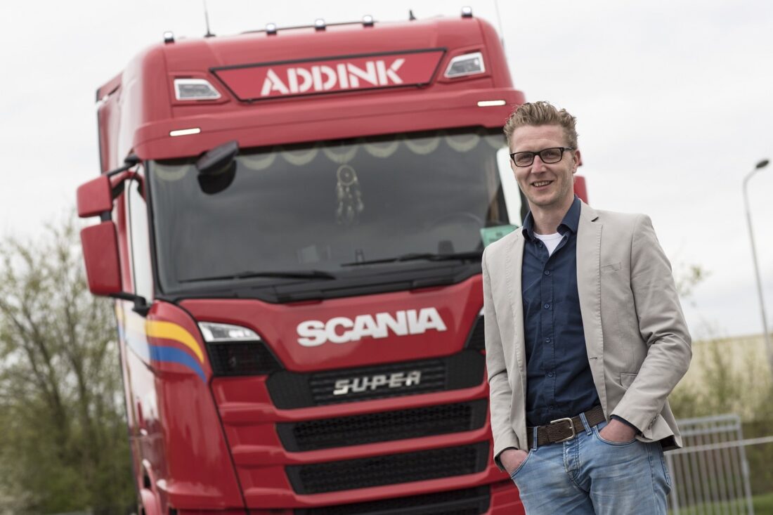 Transportondernemer Carel Addink van Addink transport.