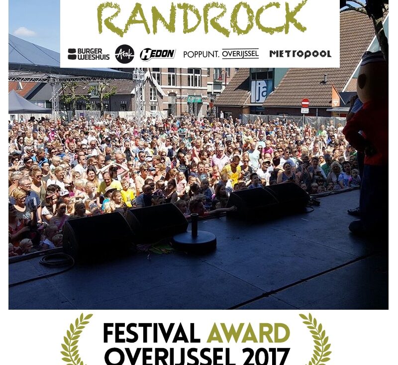 Randrock genomineerd voor Festival Award Overijssel 2017