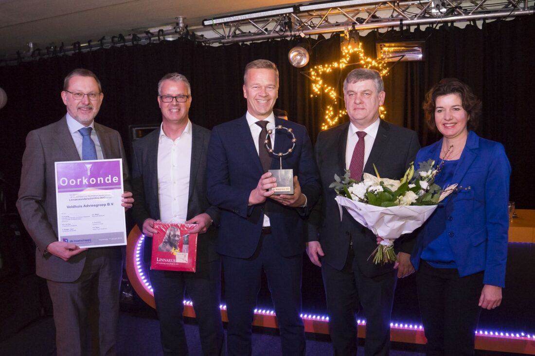 Veldhuis Advies wint Linnaeusonderscheiding