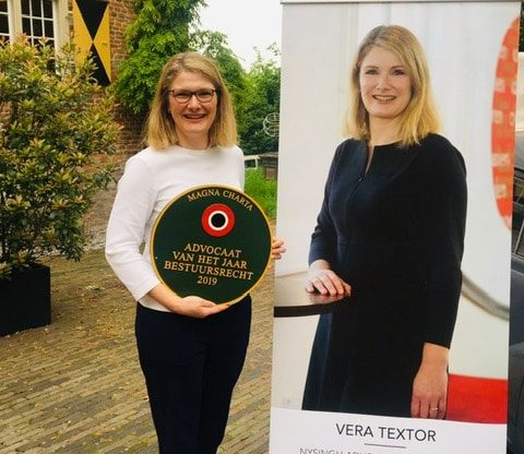 Advocaat Vera Textor is verkozen tot advocaat van het jaar in de categorie bestuursrecht