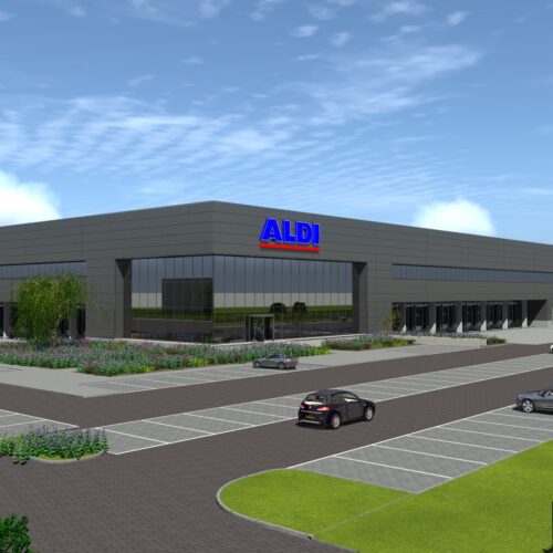 ALDI bouwt modern, duurzaam distributiecentrum aan A1