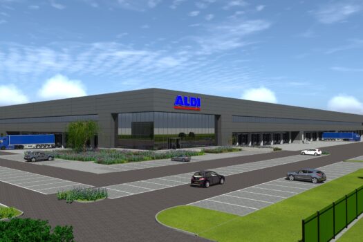 ALDI bouwt modern, duurzaam distributiecentrum aan A1