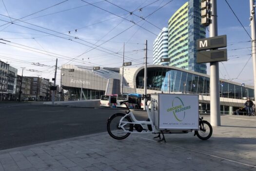 Schone stadsdistributie met elektrische bakfietsen in Arnhem