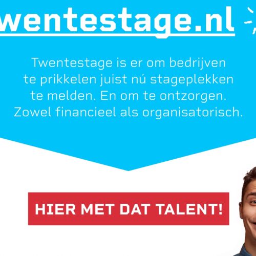 ROC van Twente start campagne voor Twentestage.nl