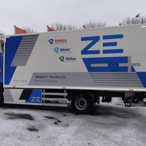 Rensa Family Company bezorgt in Achterhoek met elektrische truck