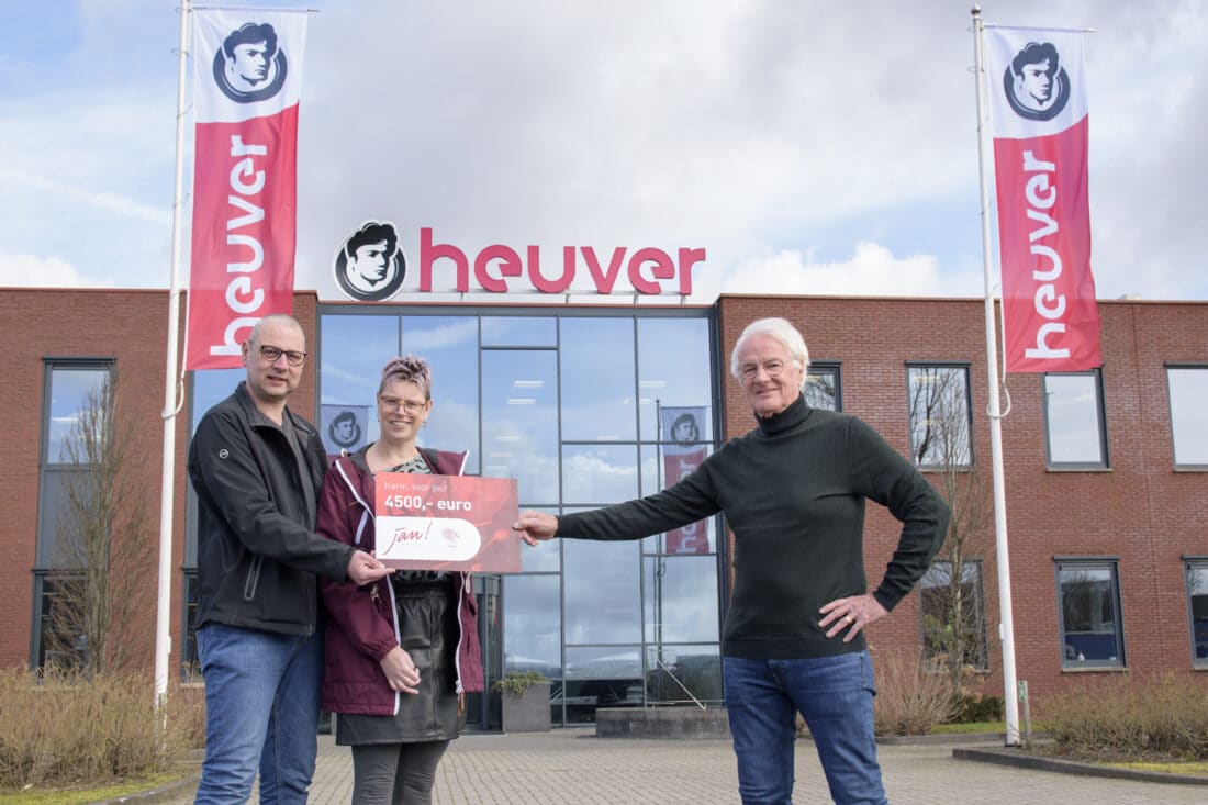 Heuver haalt € 4.500 op voor het goede doel