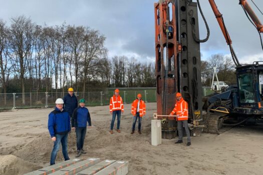 Eerste paal nieuwe bedrijfspand NTP geslagen