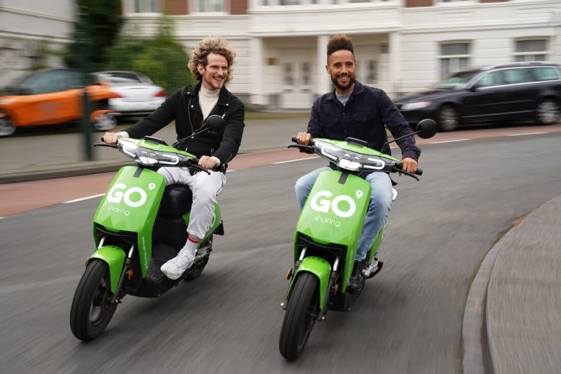 Elektrische deelscooters GO Sharing nu ook in Zwolle