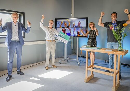 Biobased circulaire geluidswal wint Cleantech Battle 2021