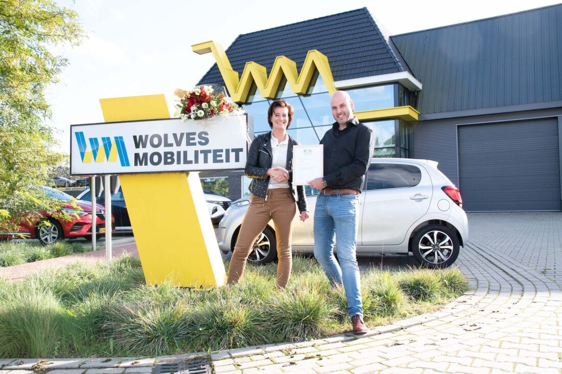 Wolves Mobiliteit ontvangt Duurzaam op de Weg-certificaat van Profile