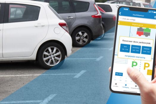 Reserveer nu ook een parkeerplaats met werkplek beheersysteem FlexWhere