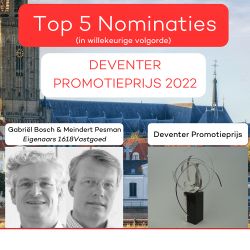 Top 5 genomineerden voor de Deventer promotieprijs zijn bekend