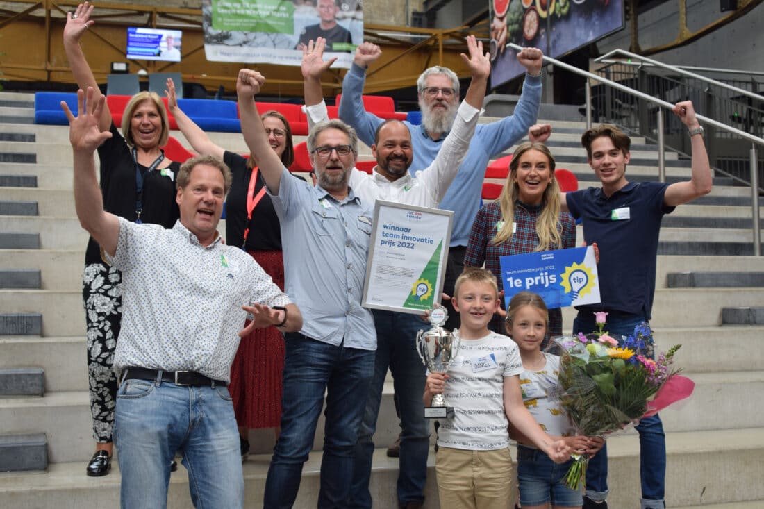 Team Elektrotechniek wint Team Innovatie Prijs 2022 van ROC van Twente