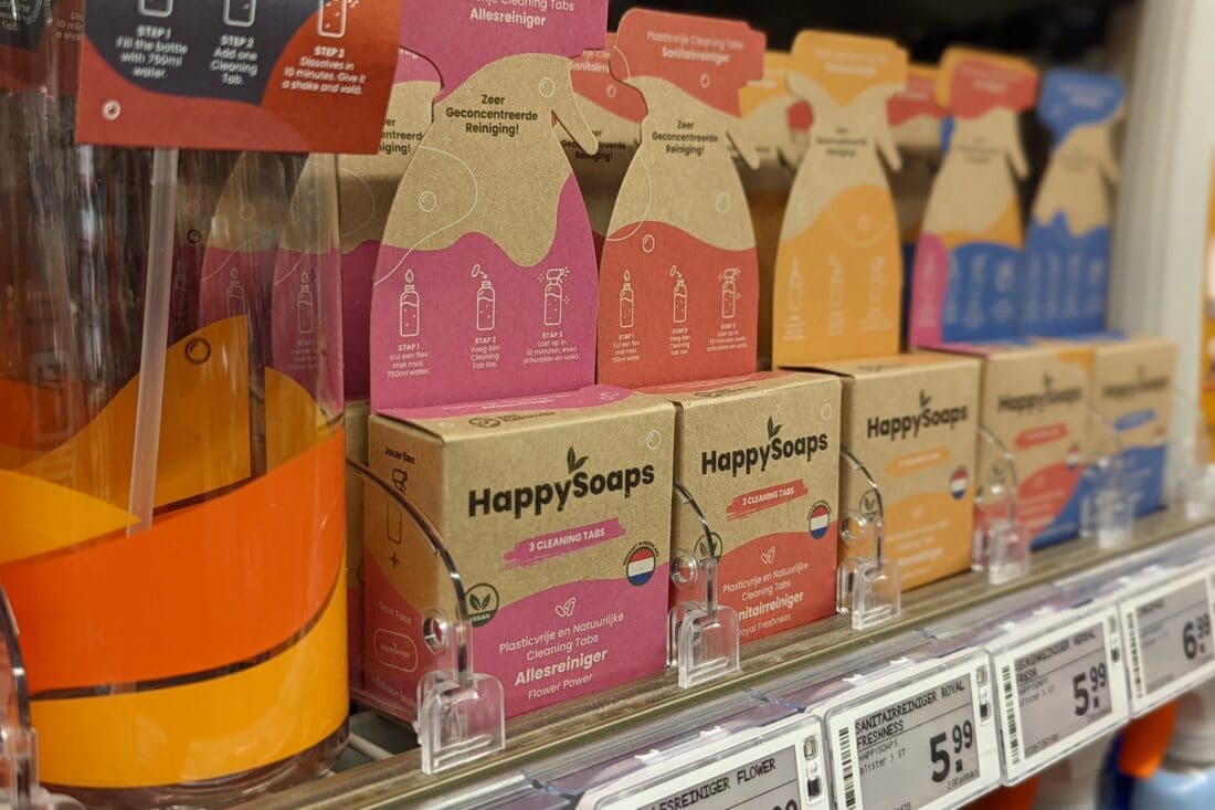 PLUS komt als eerste supermarkt met 100% plasticvrije Cleaning Tabs van HappySoaps