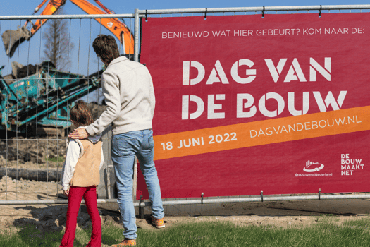 Open huis bij bouwplaatsen in Overijssel tijdens de Dag van de Bouw op zaterdag 18 juni