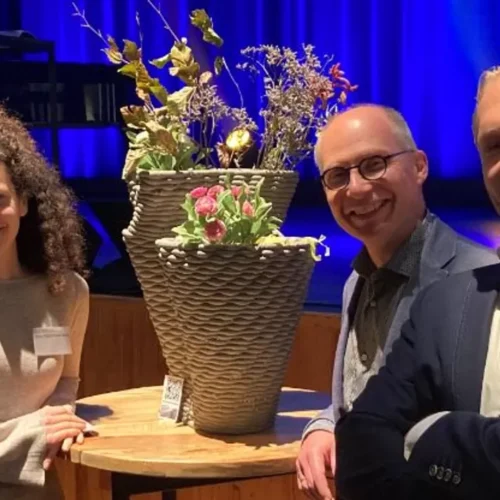 Onderzoek naar 3D-betonprinten van hogeschool Saxion wint tweede prijs RAAK-award 