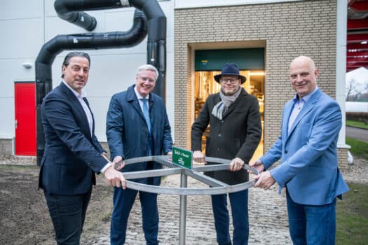 Grolsch neemt nieuwe warmteleiding Twence in gebruik