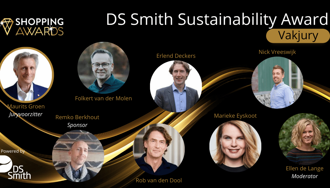 DS Smith reikt Duurzaamheid Award uit voor bedrijven met het mooiste duurzame initiatief op het Shopping Awards gala