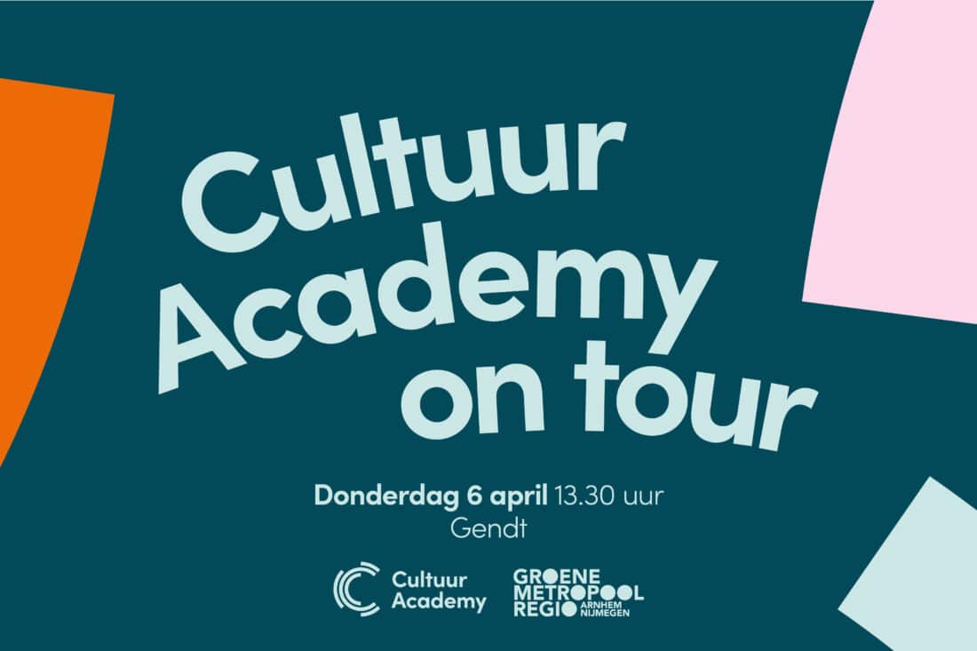 Cultuur Academy gaat in opdracht van De Groene Metropoolregio aan de slag met scholing van cultuurprofessionals in de regio