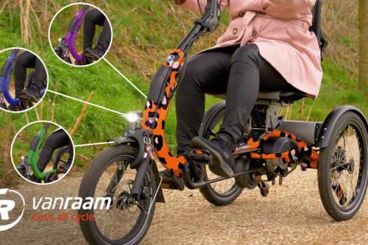 Van Raam introduceert revolutionaire driewielfiets die van kleur verandert tijdens het fietsen