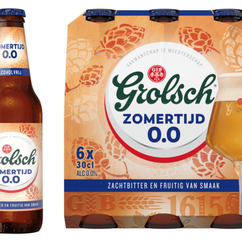 Grolsch introduceert nieuw alcoholvrij speciaalbier: Zomertijd 0.0%