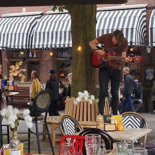 DRAADloos Straatmuzikantenconcours op Zwolse terrassen