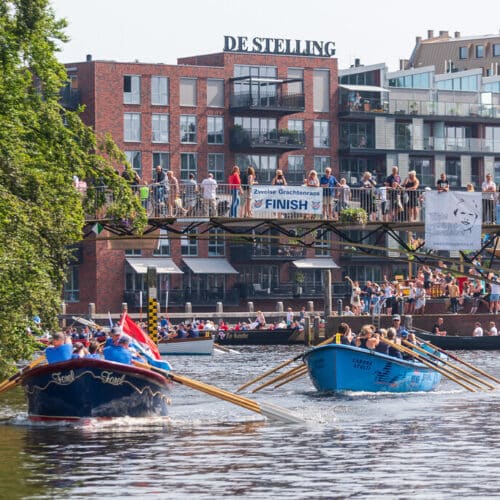 Volvo Zwolse Grachtenrace: spektakel op de Zwolse grachten