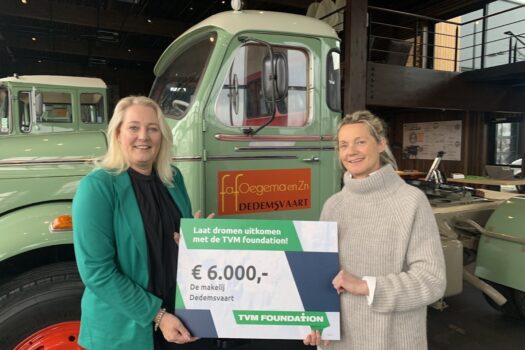 TVM foundation doneert aan Stichting de Makelij in Dedemsvaart
