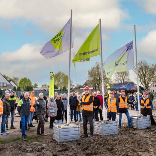 Feestelijke start bouw Zonnekamp in Steenwijk