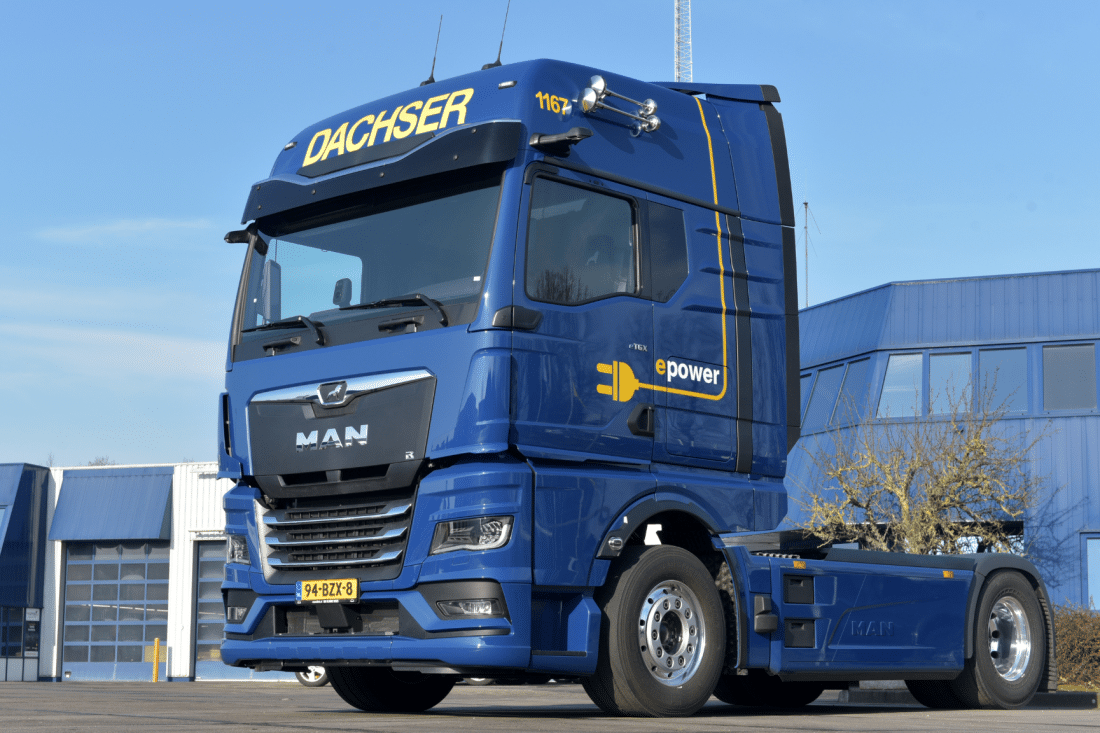 Müller Fresh Food Logistics introduceert eerste e-truck in vloot