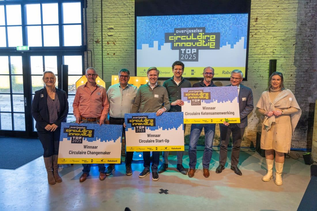 Winnaars Overijsselse Circulaire Innovatie Top 2025 bekend!