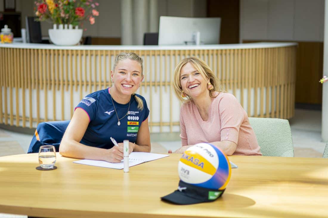 Beachvolleybalster Wies Bekhuis