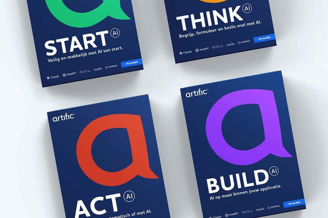 Artific introduceert nieuwe AI-productlijn START, THINK, ACT en BUILD