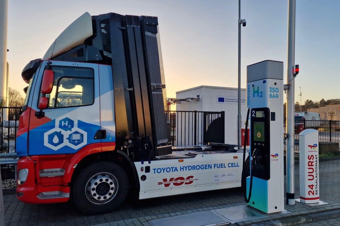 Vos Transport Group zet waterstoftruck in voor emissievrije logistiek Toyota