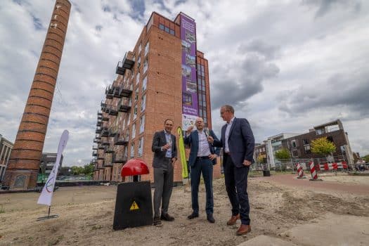 Oplevering laatste iconische gebouw De Weverij, Roombeek, Enschede