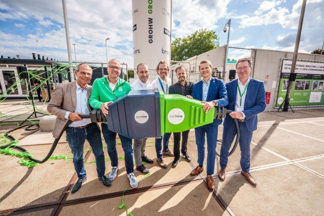Eerste waterstof geleverd in uniek project in Deventer