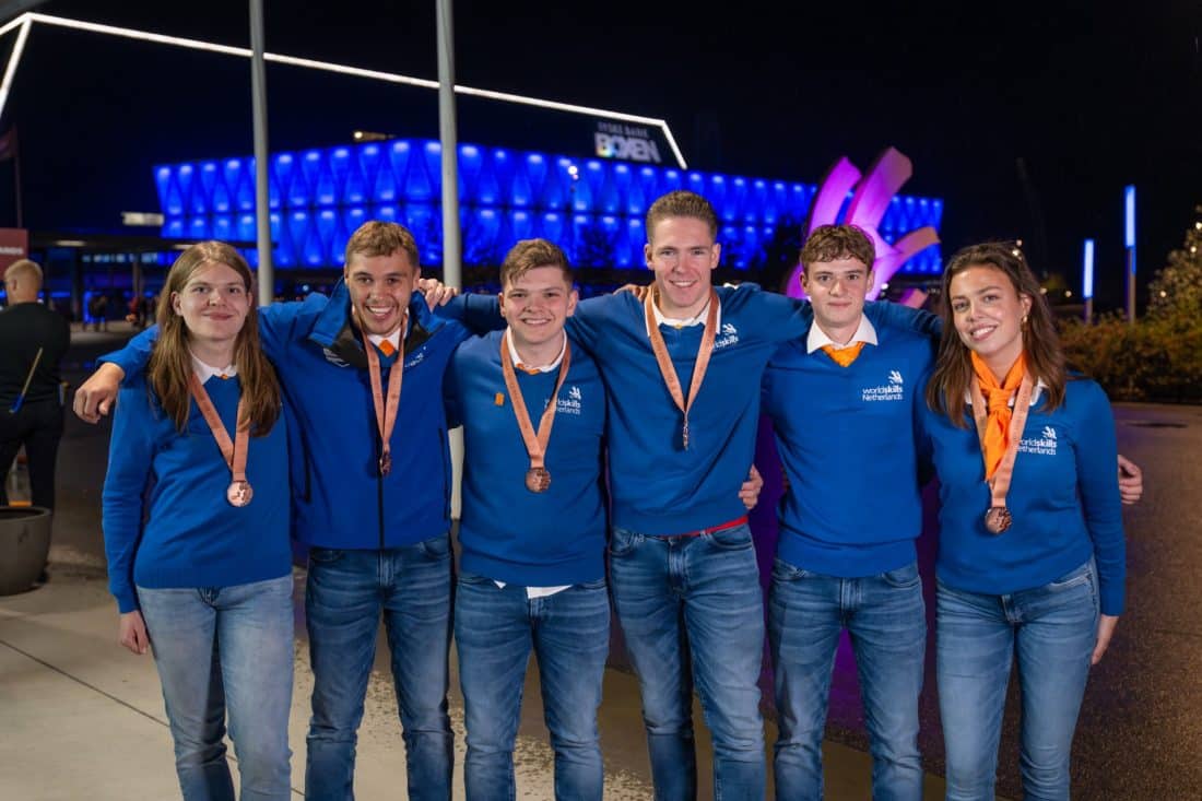 ROC van Twente scoort vijf medailles voor excellente prestaties tijdens EuroSkills Herning 2025