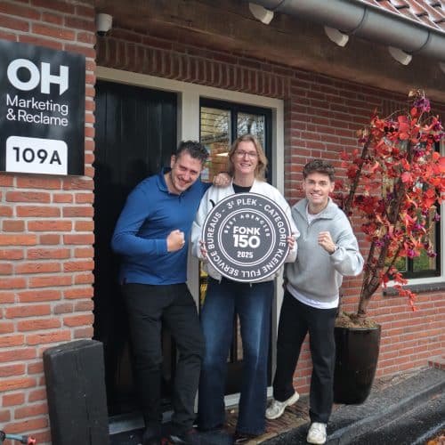 Erkenning voor Twentse aanpak: OH Marketing & Reclame in top 3 van Nederland