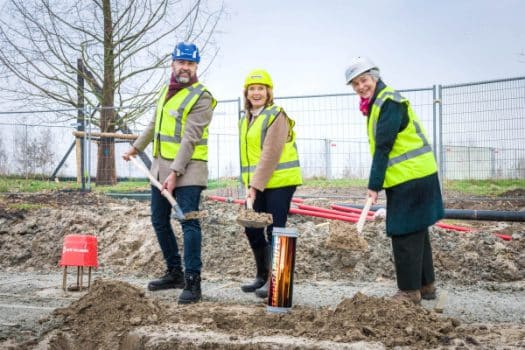 Start bouw woongebouwen De Vechtvliet en De Vechtbrink in Hardenberg