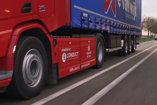 Conduct adopteert elektrische truck E. van Wijk Logistics