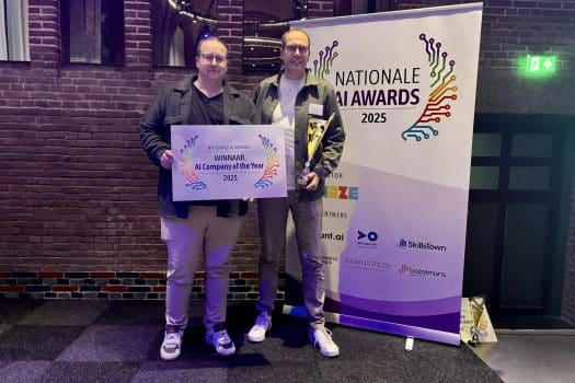 Artific uitgeroepen tot AI Company of the Year tijdens de Nationale AI Awards