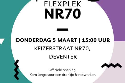 Nieuwe flexplekken bij Keizerstraat NR70: theater doet iets met je, ook overdag